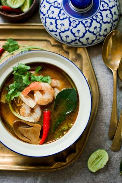 Tom Yum Talay: Thai Seafood Soup