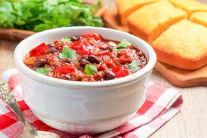 Slow Cooker Chili With Ground Beef and Sausage