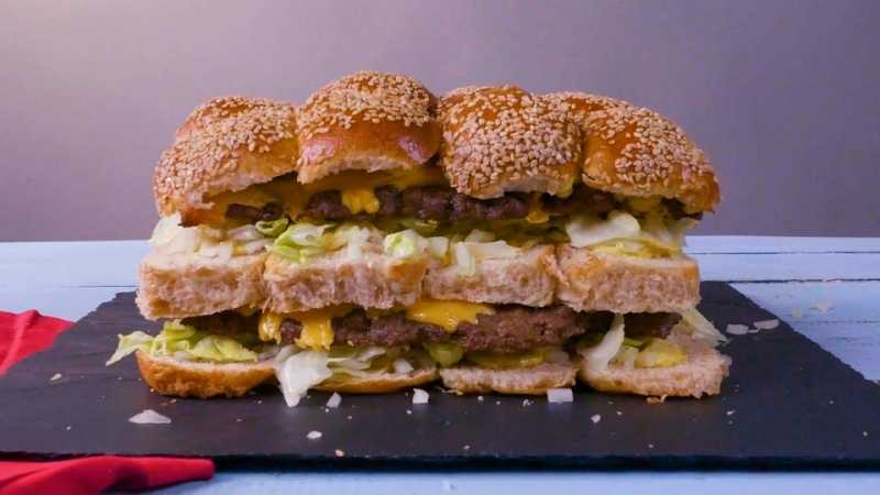 Copycat Big Mac Pull Apart Sliders Recipe