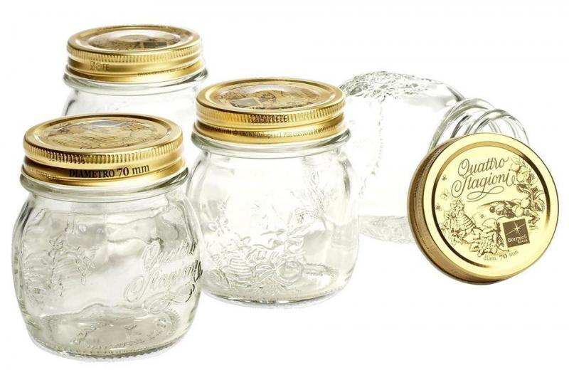 Italian Quattro Stagioni Canning Jars and Lids