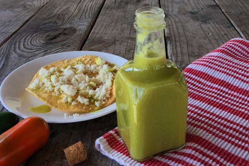 Homemade Bottled Mexican Hot Sauce