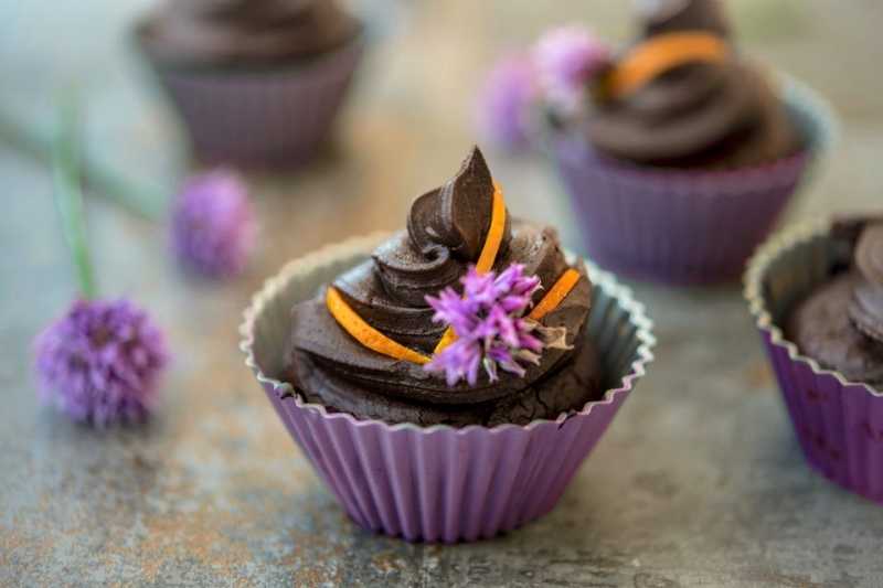 Flourless Chocolate and Orange Cupcakes Recipe