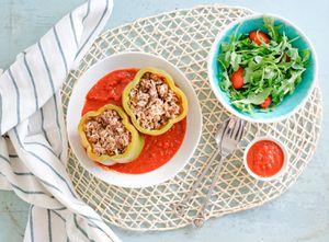 Ness's Slow Cooker Stuffed Peppers