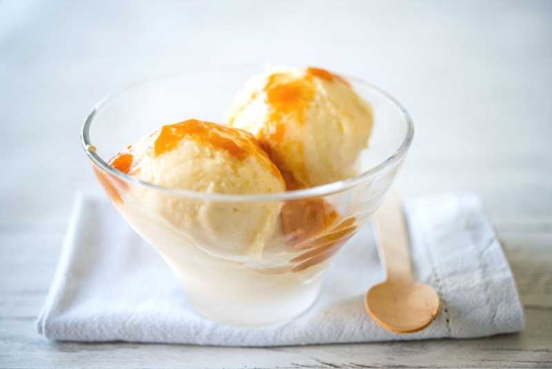 Fresh Peach Ice Cream Recipe