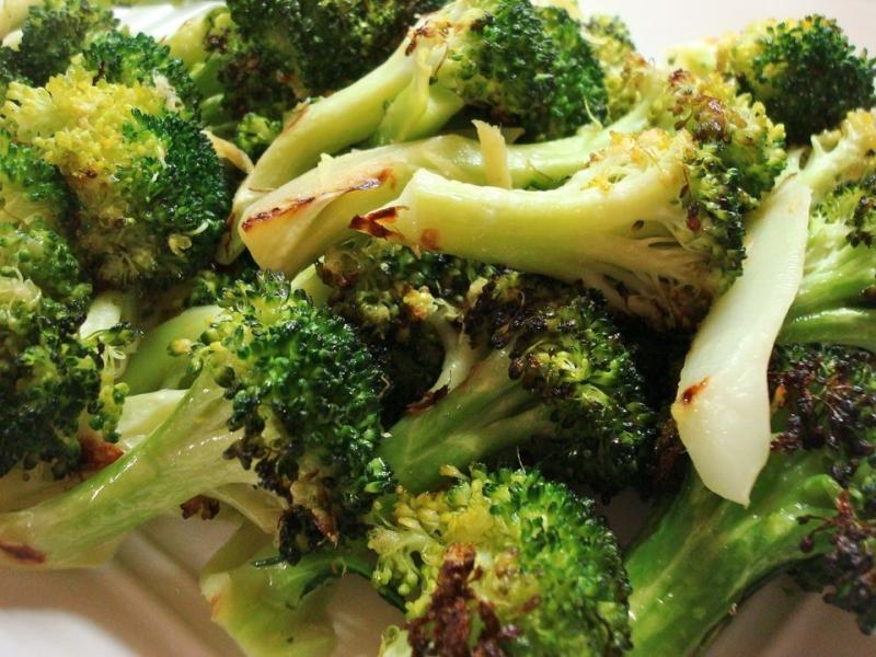 Roasted Broccoli With Ginger