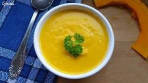Суп-пюре из тыквы со сливками Для этого крем-супа необходимо совершенно незначительно обычных ингредиентов, а…