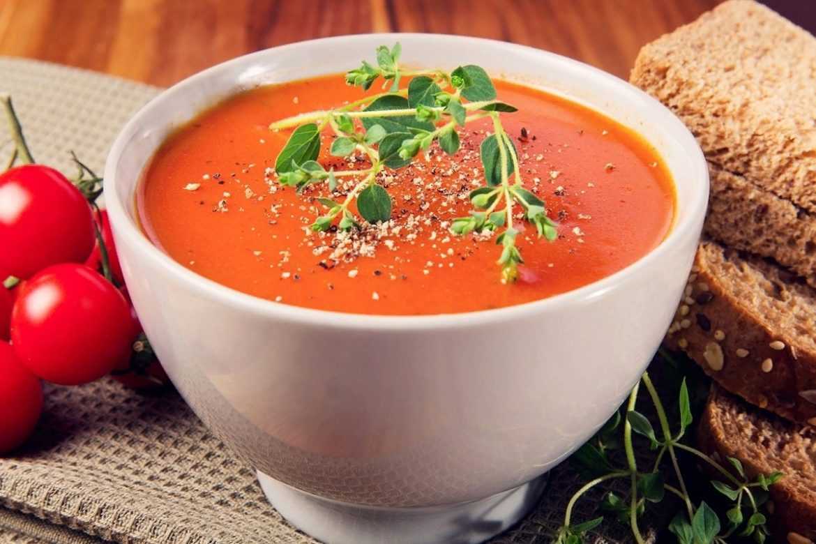 ТОМАТНЫЙ КРЕМ-СУП Продукты: Помидорчики — 630 г Картоху — 200 г Томатная паста -…
