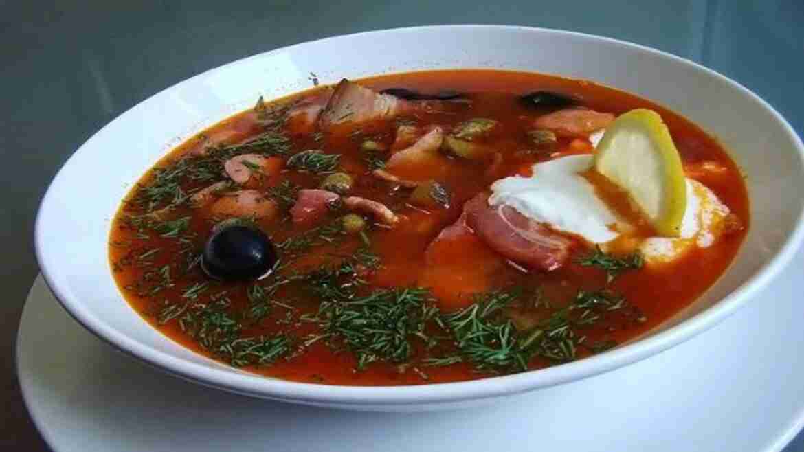 ​Солянка мясная — вода – 1000мг; — говядина (кости) – 150г; — говядина –…