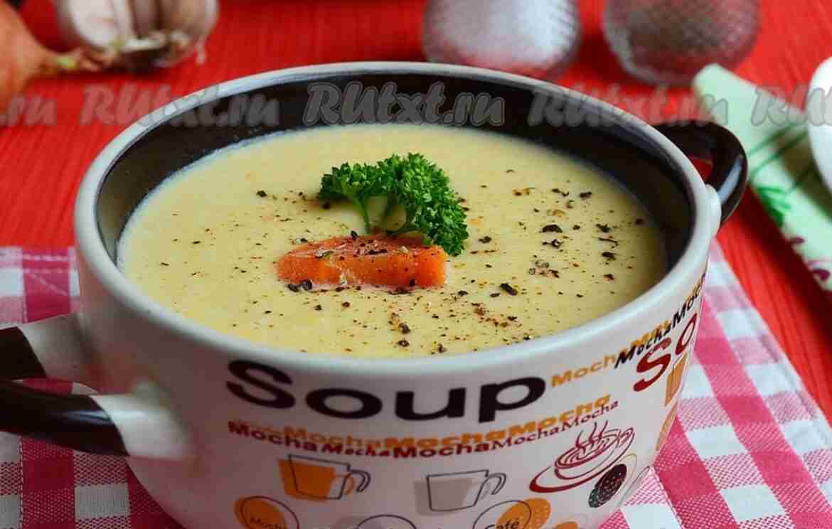 Сырный суп-пюре с курицей Для тех кто любит супы-пюре, крем-супы, предлагаю испытать сырный суп-пюре…